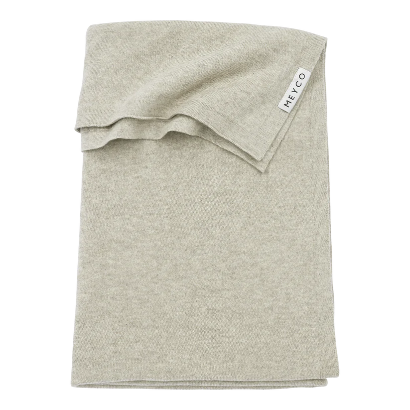 Meyco Blanket Knit Basic 100x150cm Sand Melange