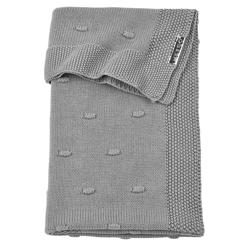 Meyco Blanket Knots 75x100cm Grey