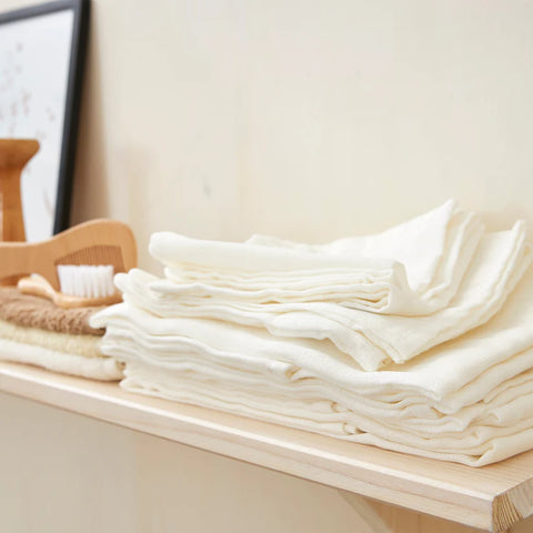 Meyco Muslin Cloths Offwhite