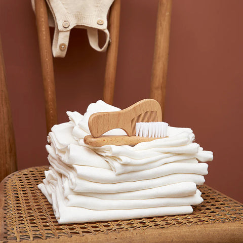 Meyco Muslin Cloths 2 Pack 120x120cm Offwhite