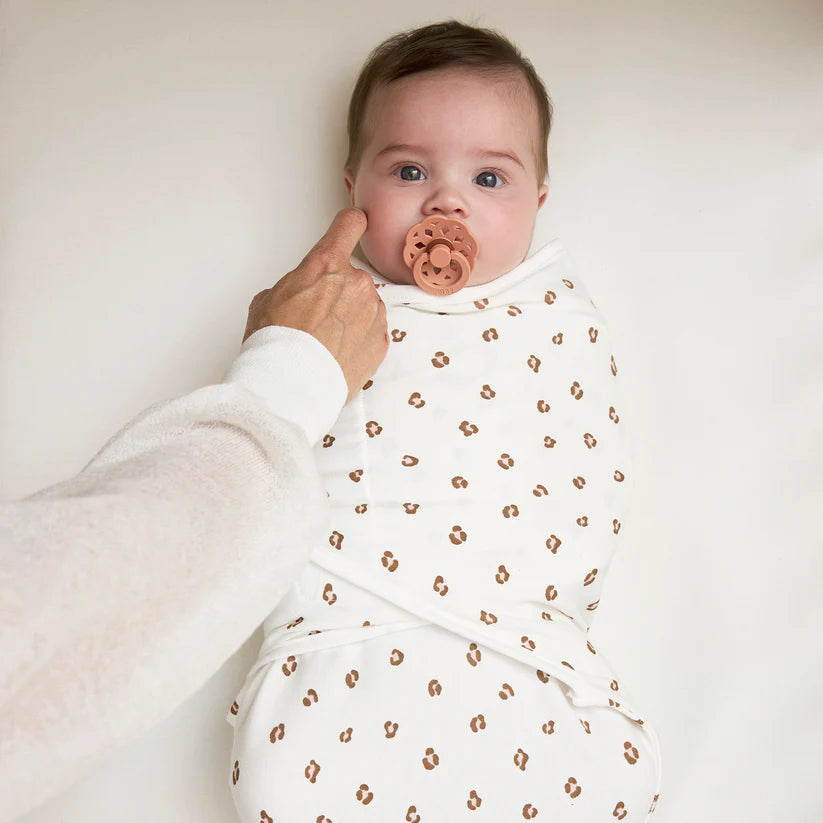 Meyco Swaddle Wrap 1 Pack 0-3 Months Mini Panther Soft Pink