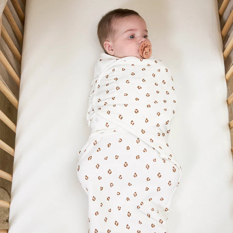 Meyco Swaddle Wrap 1 Pack 0-3 Months Mini Panther Soft Pink