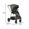 Cangaroo - Cangaroo Hydra 2in1 Baby Stroller & Cot Set - Mari Kali Stores Cyprus