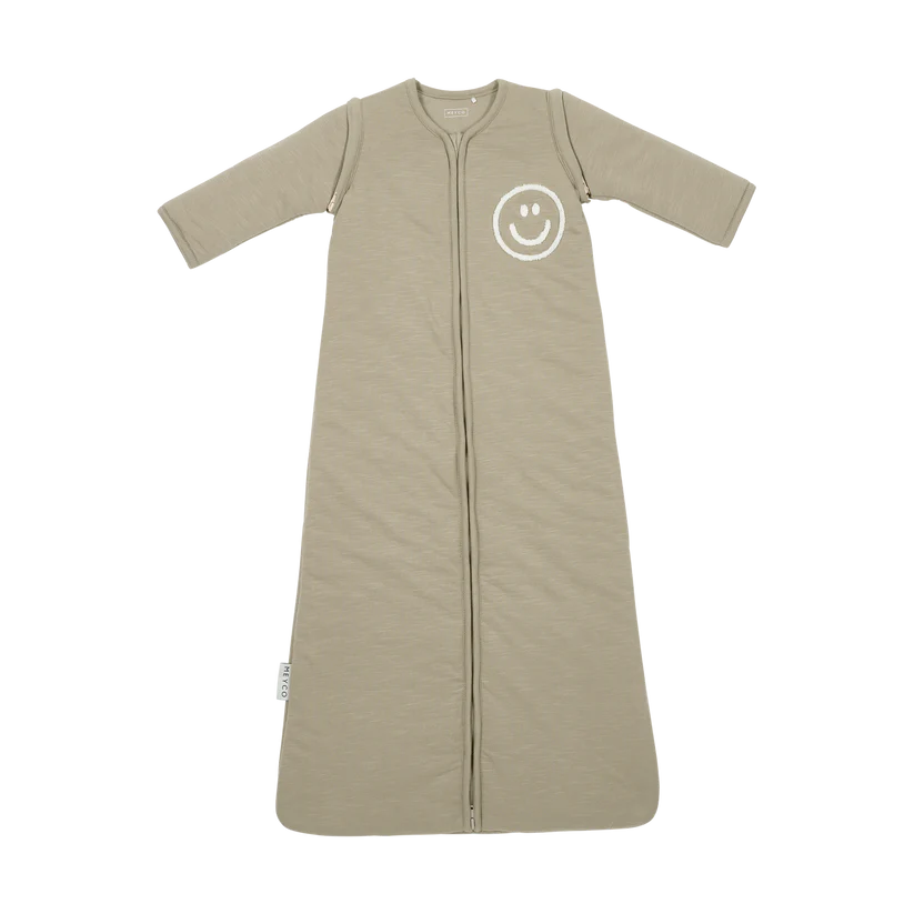 Meyco Sleeping bag with detachable sleeves interlock jersey 90 cm 2.5 tog