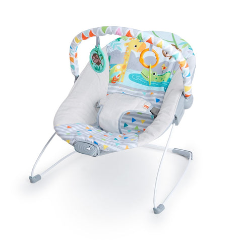 BRIGHT STARTS Safari Fun™ - Vibrating Bouncer