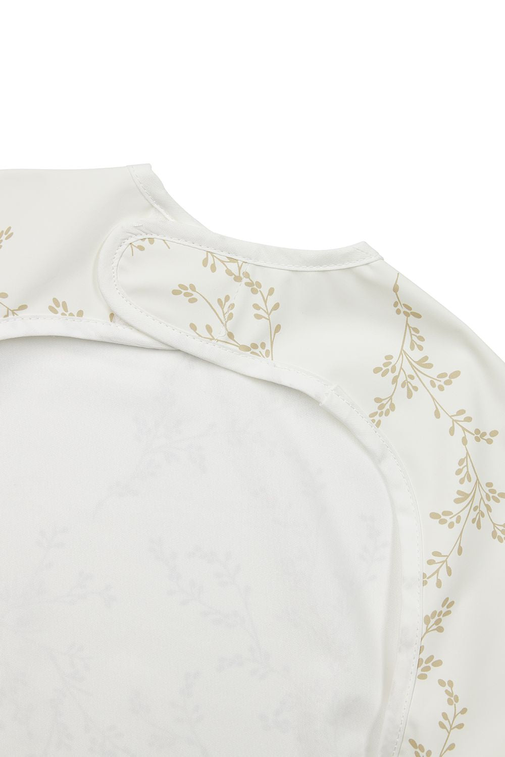 Meyco Baby Bib with Sleeves Branches - Sand