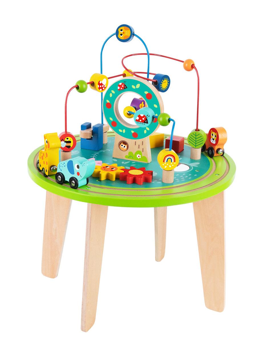 Tooky Toys Wooden Activity Table for 2 years + - Mari Kali Stores Cyprus