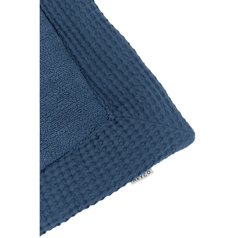 Meyco Playpen Mattress Waffle Indigo
