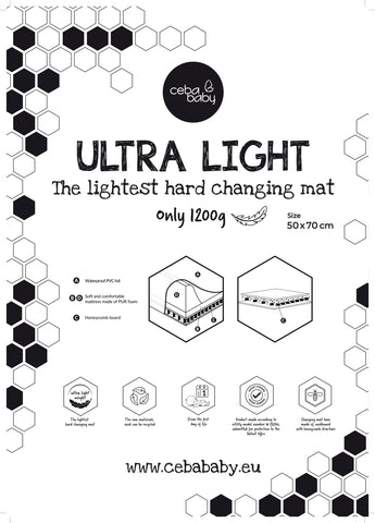 Ceba Hard changing mat short (50x70) Ultra Light