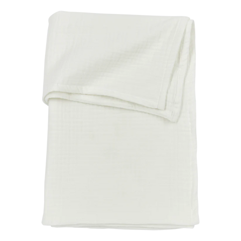 Meyco Bed Sheet Pre-washed Muslin 100x150cm Offwhite