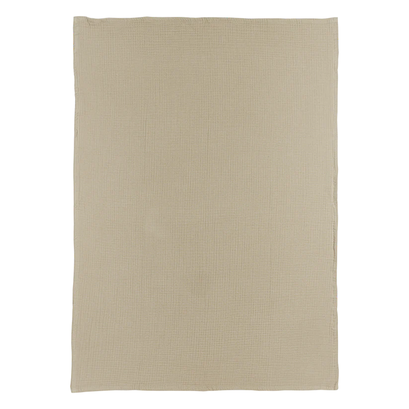 Meyco Bed Sheet Pre-washed Muslin Sand 75x100cm