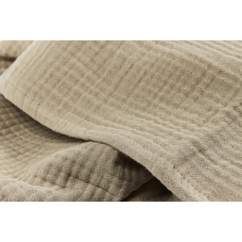 Meyco Bed Sheet Pre-washed Muslin Sand 75x100cm