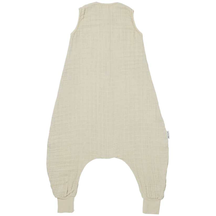 Meyco Sleeping Bag Jumper 92CM Pre-washed Muslin Soft Sand