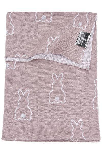 Meyco Crib Bed Blanket Rabbit - Lilac - 75x100cm - Mari Kali Stores Cyprus
