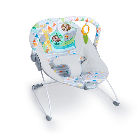 BRIGHT STARTS Safari Fun™ - Vibrating Bouncer
