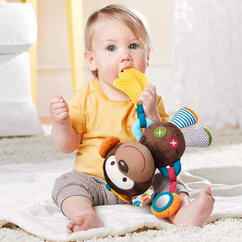 SKIP HOP Monkey Bandana Buddies Baby Activity Toy