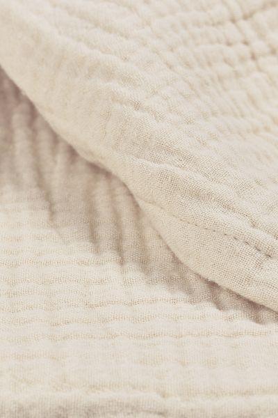 Meyco Crib Sheet Pre-washed Muslin Uni - Soft Sand - 75x100cm - Mari Kali Stores Cyprus