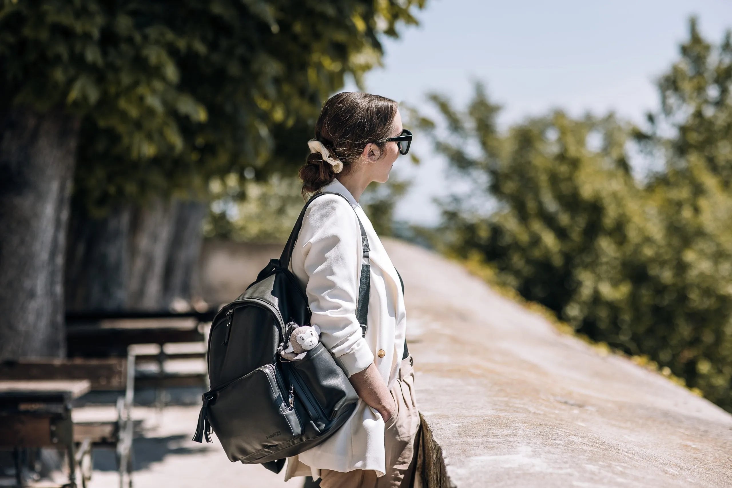 FreeOn Backpack Glamour Grey - Mari Kali Stores Cyprus