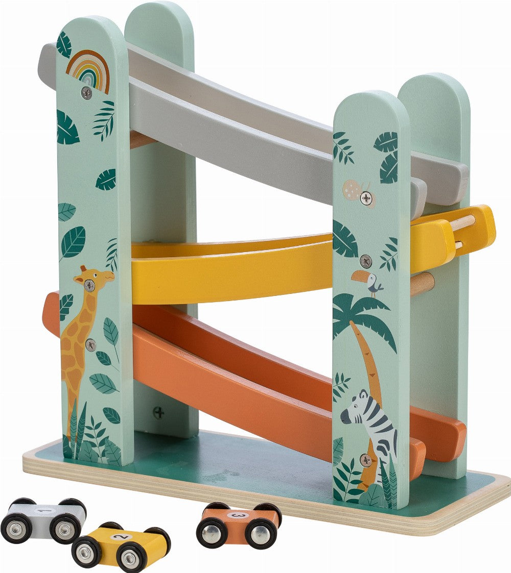 Free2Play Wooden Mini Garage with Cars