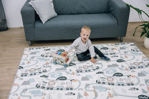 FreeON folding play mat with edge Magic Road