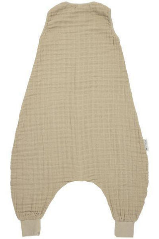 Meyco Baby Summer Sleep Overall Jumper Pre-washed Muslin Uni - Sand - 92cm - Mari Kali Stores Cyprus