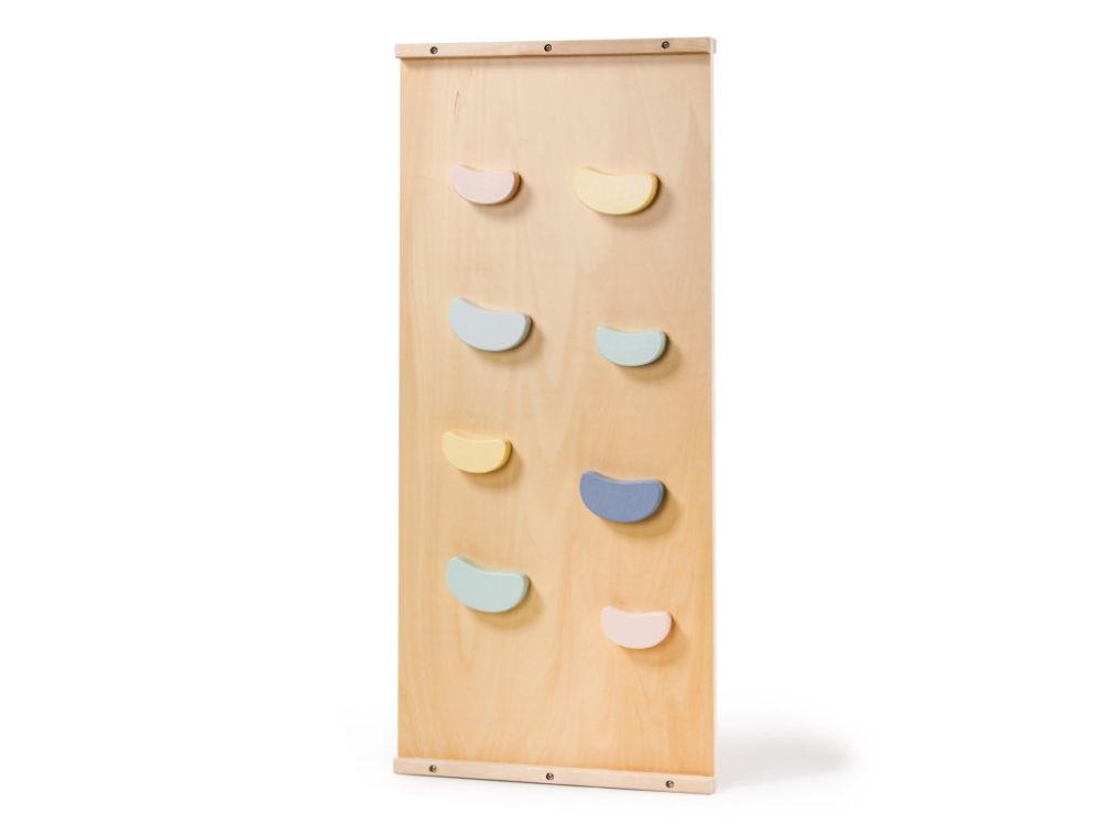 Wooden Montessori swing 5in1 with 2in1 board - pastel set