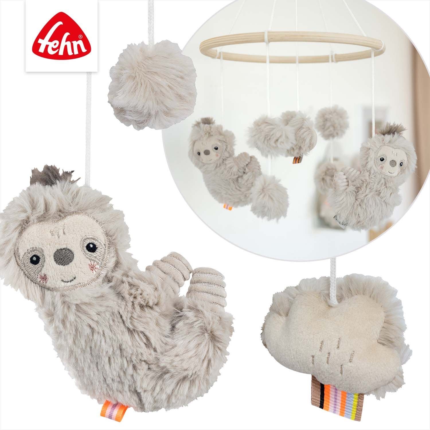 Fehn Wooden mobile sloth, Lazy