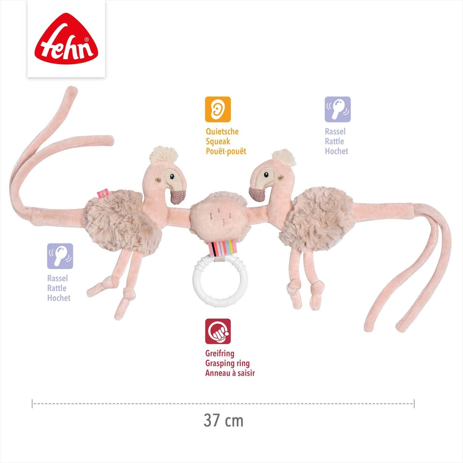 Fehn Pram chain flamingo