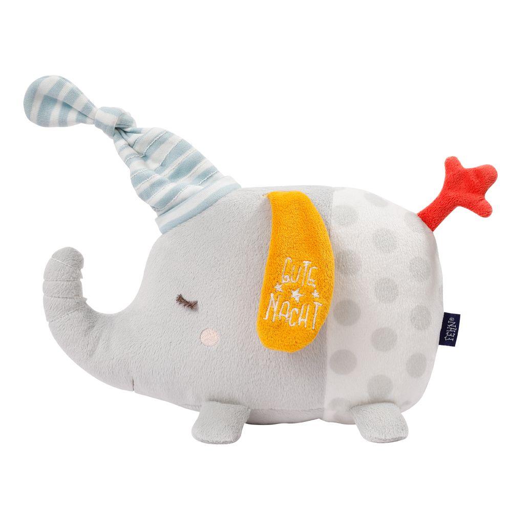 Fehn Plush toy with light elephant, GoodNight Slon