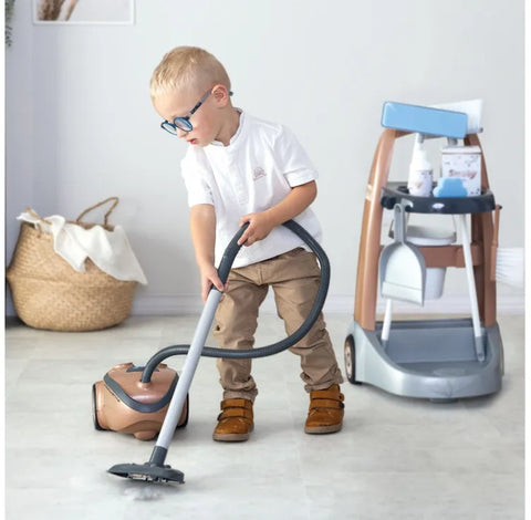 Smoby Rowenta Cleaning Trolley & Vacuum Cleaner