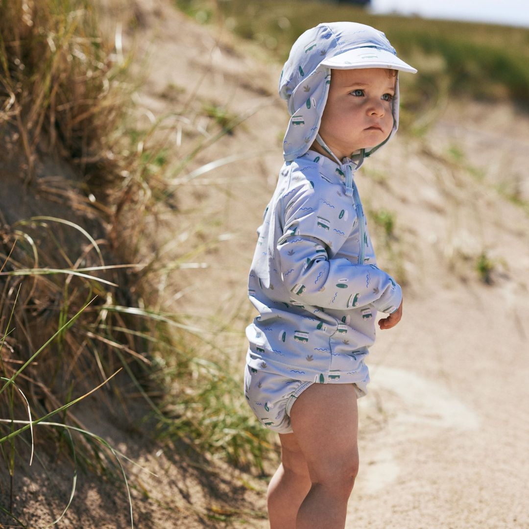 Fresk Children's UV50 Sun Protection Hat Surf Boy