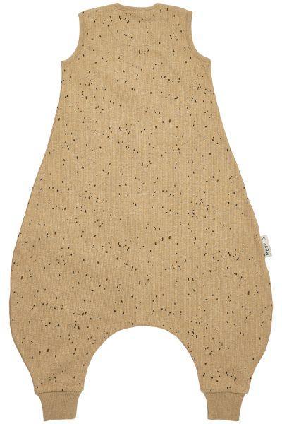 Meyco Baby Summer Sleep Overall Jumper Rib Mini Spot - Toffee Melange - 92cm - Mari Kali Stores Cyprus