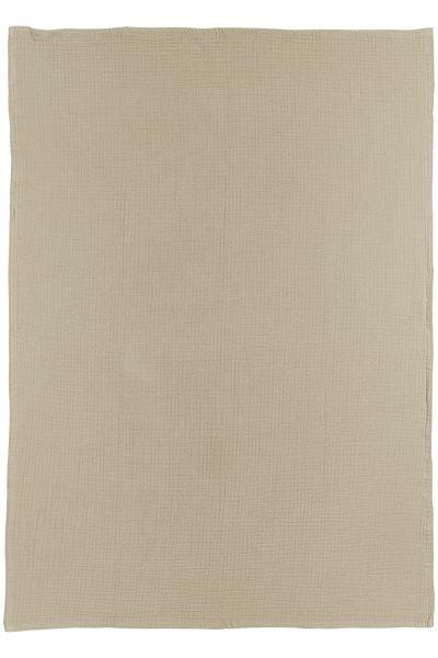 Meyco Cot Bed Sheet Pre-washed Muslin Uni - Sand - 100x150cm - Mari Kali Stores Cyprus