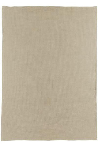 Meyco Cot Bed Sheet Pre-washed Muslin Uni - Sand - 100x150cm - Mari Kali Stores Cyprus