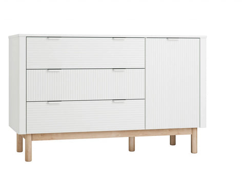 Pinio Dresser and Door Chest White