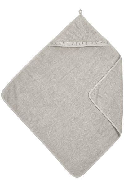 Meyco Bathcape Terry Ruffle - Greige - 80x80cm