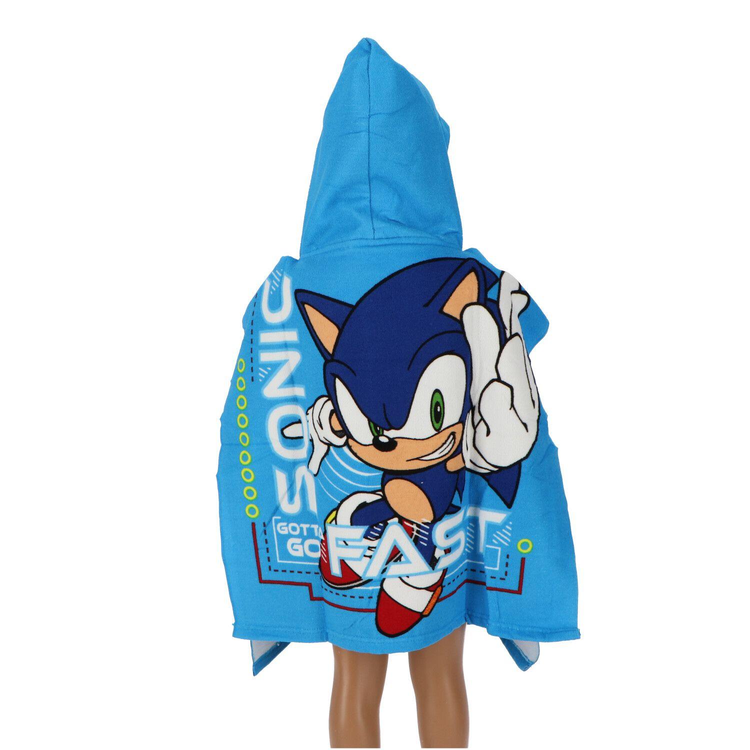 Sonic Hooded poncho - Gotta Go Fast