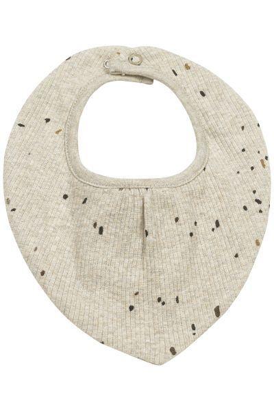 Meyco Mini-bib 2-pack Rib Mini Spot - Sand Melange - Mari Kali Stores Cyprus