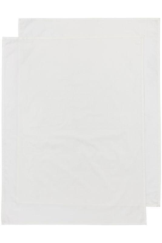 Meyco - Meyco Baby Crib Sheet 2-Pack - Uni Offwhite (75x100cm) - Mari Kali Stores Cyprus