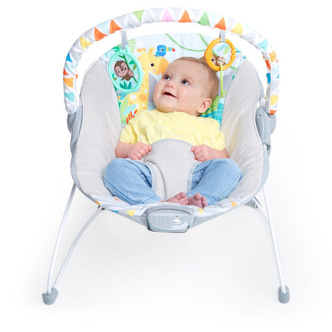 BRIGHT STARTS Safari Fun™ - Vibrating Bouncer