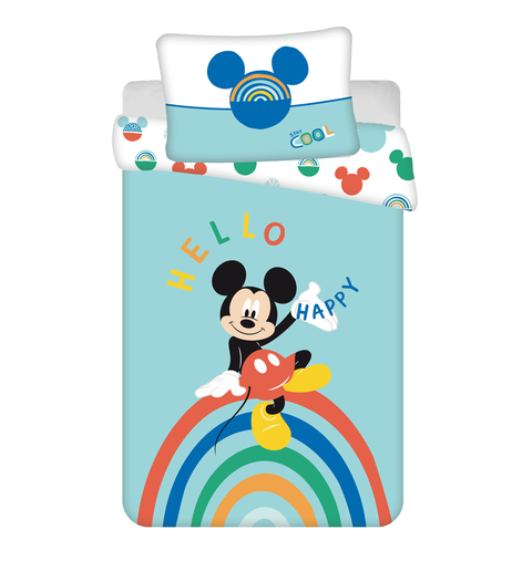 Mickey Mouse Toddler duvet - "Rainbow"