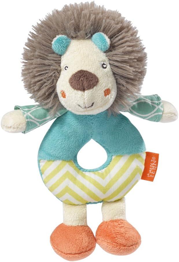 Baby Fehn Soft Ring Rattle Lion Funky Friends Collection - Mari Kali Stores Cyprus
