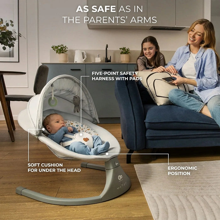 Kinderkraft Electric rocker bouncer 2in1 LUMI 2