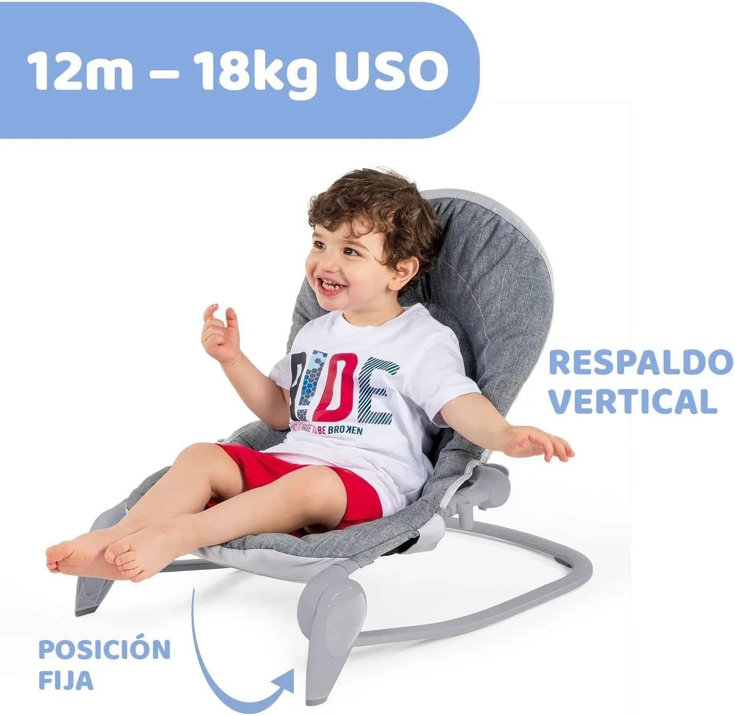Chicco Hoopla Bouncer with Play Arch – Baby Bouncer 0–18kg