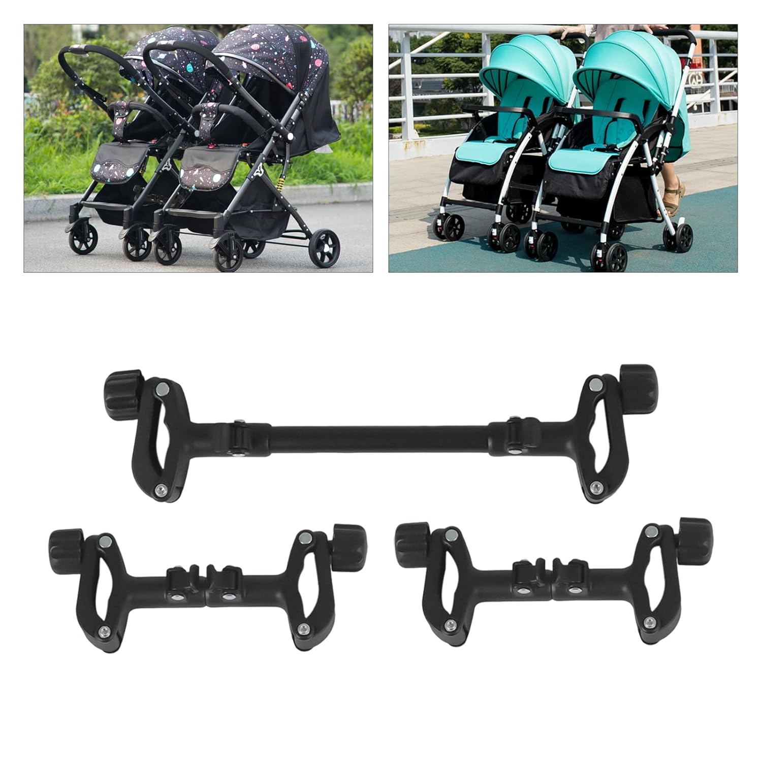 Adjustable Baby Stroller Connectors