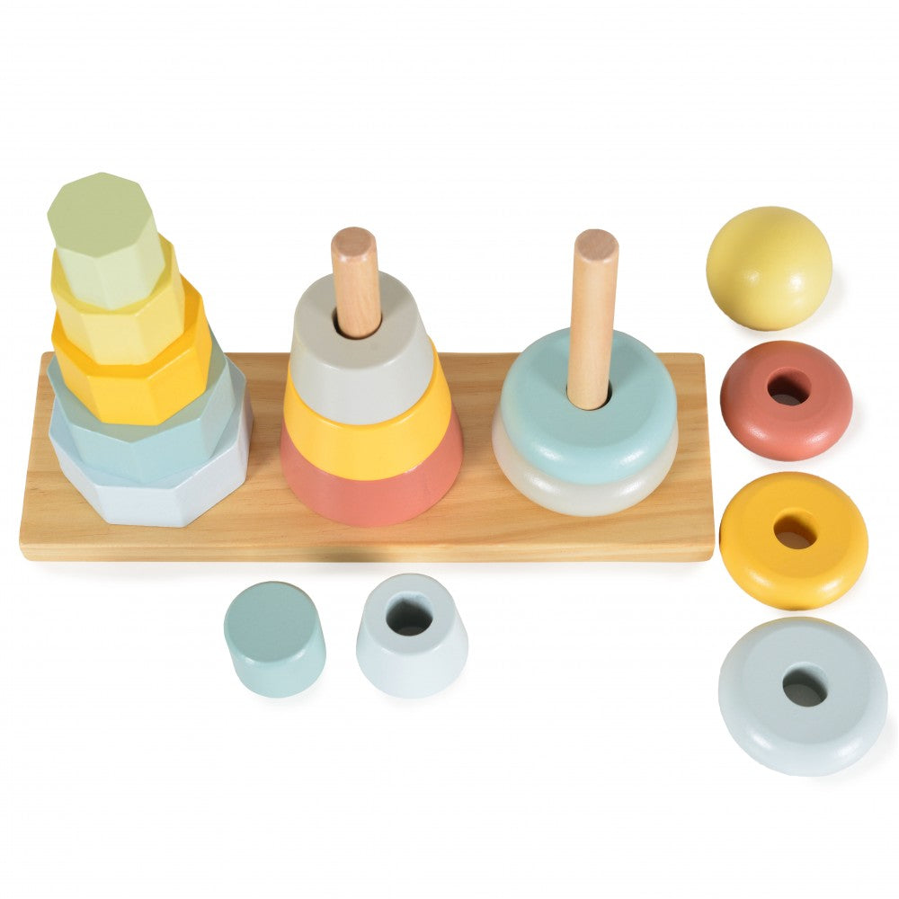 Tooky Toy Shape Tower TKF008B