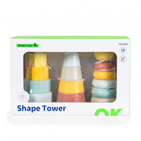 Tooky Toy Shape Tower TKF008B