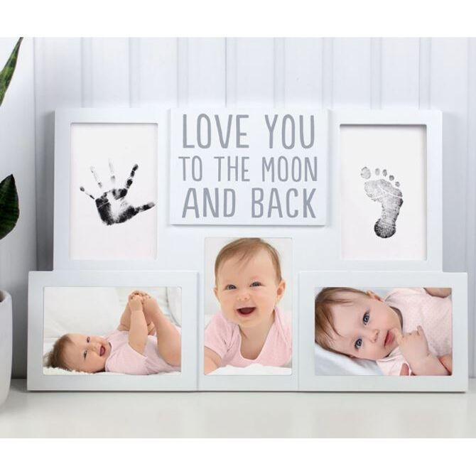 Pearhead: Frame with your baby's prints and photos Love you to the moon and back - Mari Kali Stores Cyprus