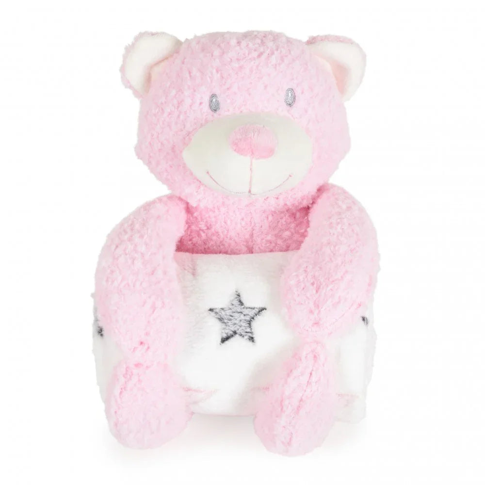 Cangaroo Baby Blanket 90/75 cm with stuffed toy