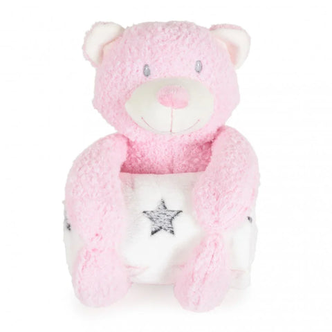 Cangaroo Baby Blanket 90/75 cm with stuffed toy